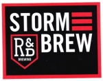 beer sticker from R & R Brewing  ( NC-R&DB-STI-1 )