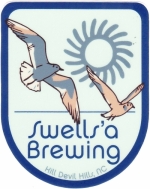 beer sticker from Sycamore Brewing ( NC-SWEL-STI-1 )