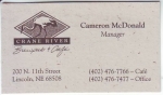 beer business card and similar from Crete Brewery ( NE-CRANE-BIZ-1 )