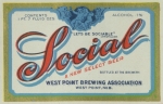 beer label from White Elm Brewing Co. ( NE-WEST-LAB-5 )