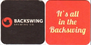 beer coaster from Baraboo Brewing Co ( NE-BACK-1 )