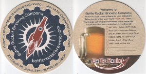 beer coaster from Brickway Brewery ( NE-BOTL-2 )