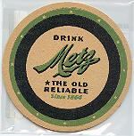 beer coaster from Fred Krug Brewing Co., Inc. ( NE-FON-1 )