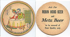 beer coaster from Fred Krug Brewing Co., Inc. ( NE-FON-12 )