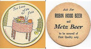 beer coaster from Fred Krug Brewing Co., Inc. ( NE-FON-3 )