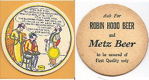 beer coaster from Fred Krug Brewing Co., Inc. ( NE-FON-4 )