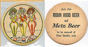 beer coaster from Fred Krug Brewing Co., Inc. ( NE-FON-5 )