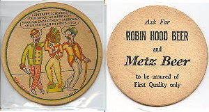 beer coaster from Fred Krug Brewing Co., Inc. ( NE-FON-7 )