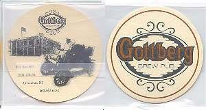 beer coaster from Grand Island Brewing Co. ( NE-GOTT-1 )