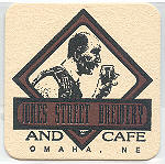 beer coaster from Jukes Ale Works ( NE-JONES-4 )