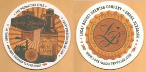 beer coaster from Lumen Beer Co ( NE-LUCK-2 )