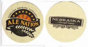 beer coaster from Nebraska Brewing Co., The ( NE-NEBR-1 )