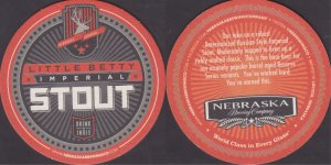 beer coaster from Nebraska Brewing Co., The ( NE-NEBR-13 )