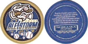 beer coaster from Nebraska Brewing Co., The ( NE-NEBR-17 )