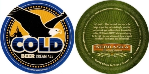 beer coaster from Nebraska Brewing Co., The ( NE-NEBR-20 )