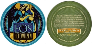 beer coaster from Nebraska Brewing Co., The ( NE-NEBR-23 )