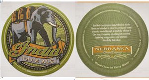 beer coaster from Nebraska Brewing Co., The ( NE-NEBR-6A )