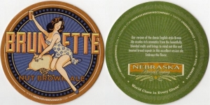 beer coaster from Nebraska Brewing Co., The ( NE-NEBR-6C )