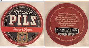 beer coaster from Nebraska Brewing Co., The ( NE-NEBR-7 )