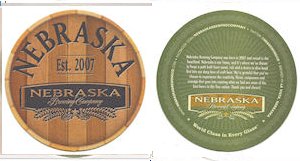 beer coaster from Nebraska Brewing Co., The ( NE-NEBR-8 )