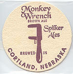 beer coaster from Steeple Brewing ( NE-SPILK-1 )