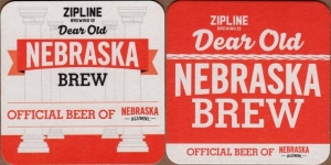 beer coaster from Willow Springs Brewing Co. ( NE-ZIP-7 )