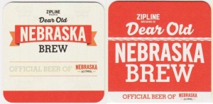 beer coaster from Willow Springs Brewing Co. ( NE-ZIP-8 )