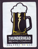 beer sticker from Unassigned Nebraska ( NE-THUN-STI-2 )