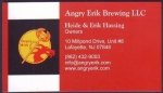 beer business card and similar from Ark Brewery, Restaurant & Pub ( NJ-ANGR-BIZ-1 )