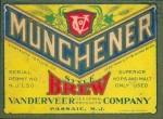 beer label from Varitage Brew Works ( NJ-VAND-LAB-2 )