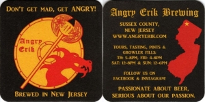 beer coaster from Ark Brewery, Restaurant & Pub ( NJ-ANGR-3 )