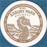 beer coaster from Ashton Brewing Company ( NJ-ASB-1 )