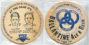 beer coaster from Ballantine, P., & Sons ( NJ-BAL-75 )