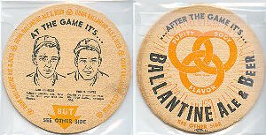 beer coaster from Ballantine, P., & Sons ( NJ-BAL-77 )