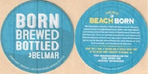 beer coaster from Behr Brewing ( NJ-BEAC-2 )