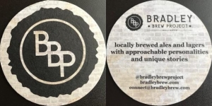 beer coaster from Brainy Borough Brewing ( NJ-BRAD-1 )