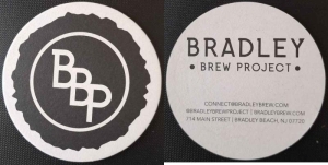 beer coaster from Brainy Borough Brewing ( NJ-BRAD-2 )