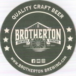 beer coaster from Bucket Brigade Brewery ( NJ-BROT-4 )