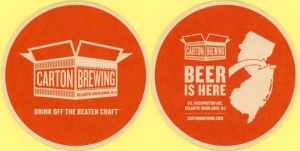 beer coaster from Castle Point Brewery ( NJ-CAR-3 )