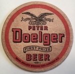 beer coaster from Double Nickel Brewing Co. ( NJ-DOL-6 )