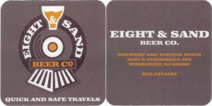 beer coaster from Elizabeth Brewing Corp. ( NJ-ESA-1 )