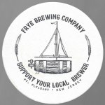 beer coaster from Garden State Beer Company ( NJ-FRYE-1 )