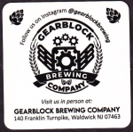 beer coaster from George Ehret Brewery ( NJ-GEAR-4 )