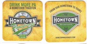 beer coaster from Hudson County Consumers Brewing Co.  ( NJ-HOMT-1 )