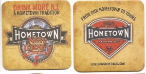 beer coaster from Hudson County Consumers Brewing Co.  ( NJ-HOMT-2 )