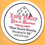 beer coaster from Ludlam Island Brewery ( NJ-LVP-3 )