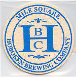 beer coaster from Hoffman Beverage Co ( NJ-MILE-3 )