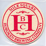 beer coaster from Hoffman Beverage Co ( NJ-MILE-4 )