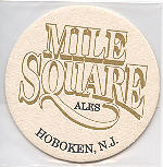 beer coaster from Hoffman Beverage Co ( NJ-MILE-5 )