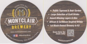 beer coaster from MudHen Brewing Co. ( NJ-MONT-4 )